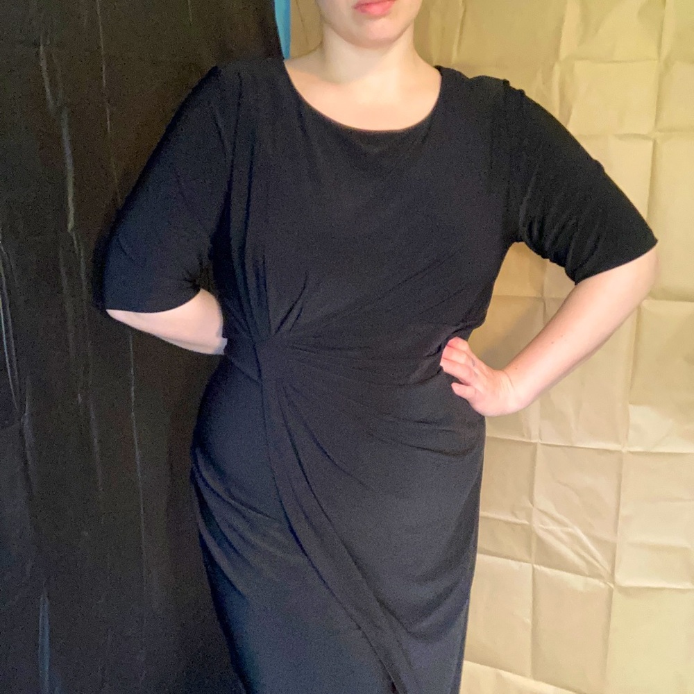 Signature Sadie faux wrap dress